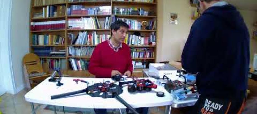 Time-lapse montaggio drone professionale